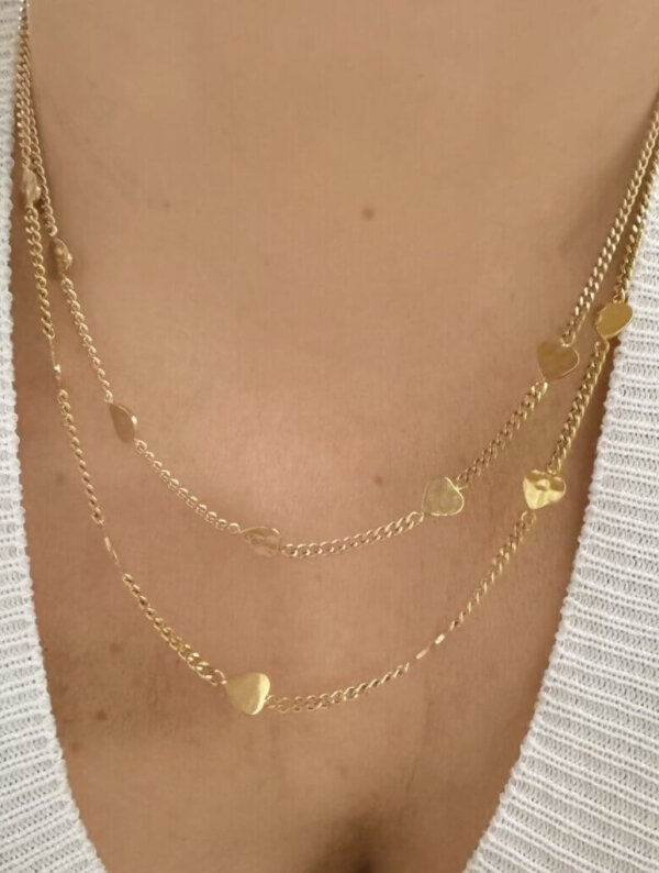 Collar Acero Xuping Romance