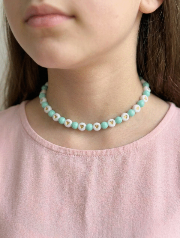 Collar Niña Menta Pasion