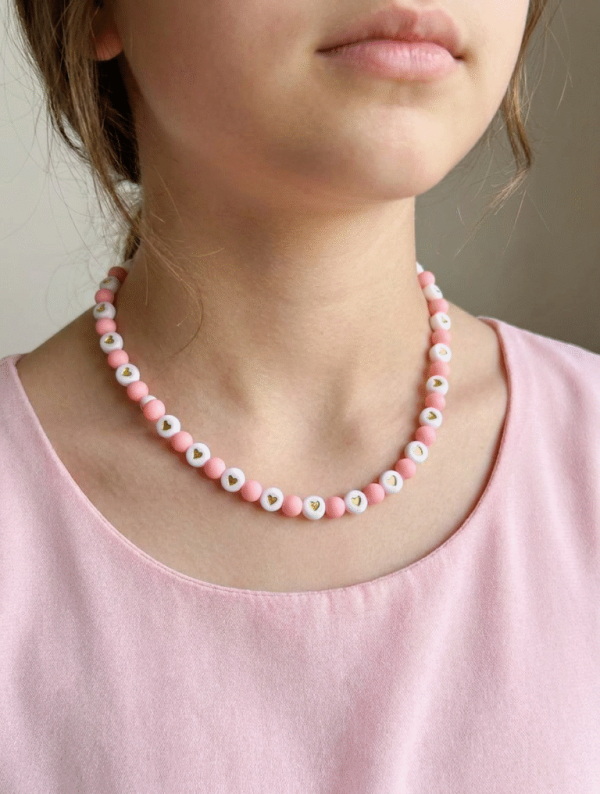 Collar Niña Rosa Pasion