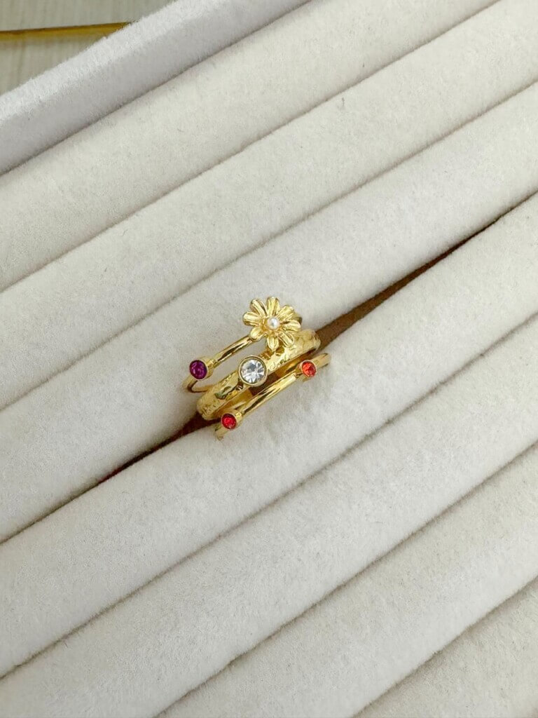 Anillo Acero Nectar Brillante-1