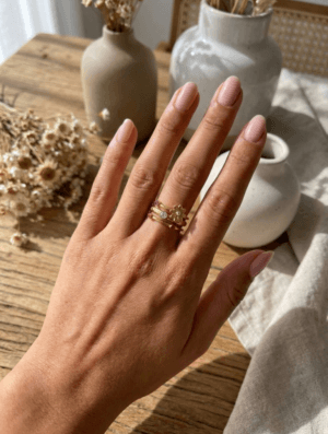 Anillo Acero Nectar Brillante
