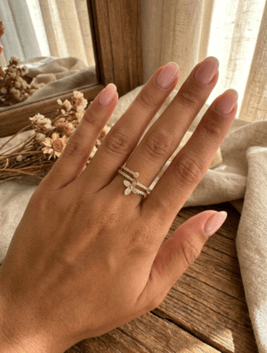 Anillo Mujer Jardin Circon