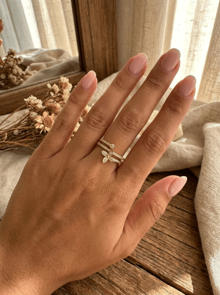 Anillo Mujer Jardin Circon