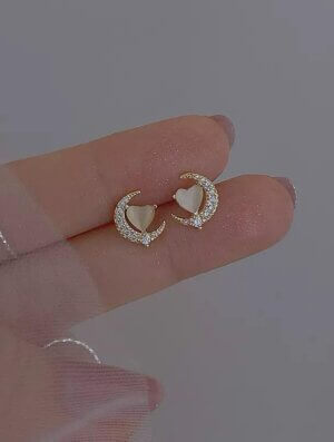 Aretes Mujer Luna Pasion