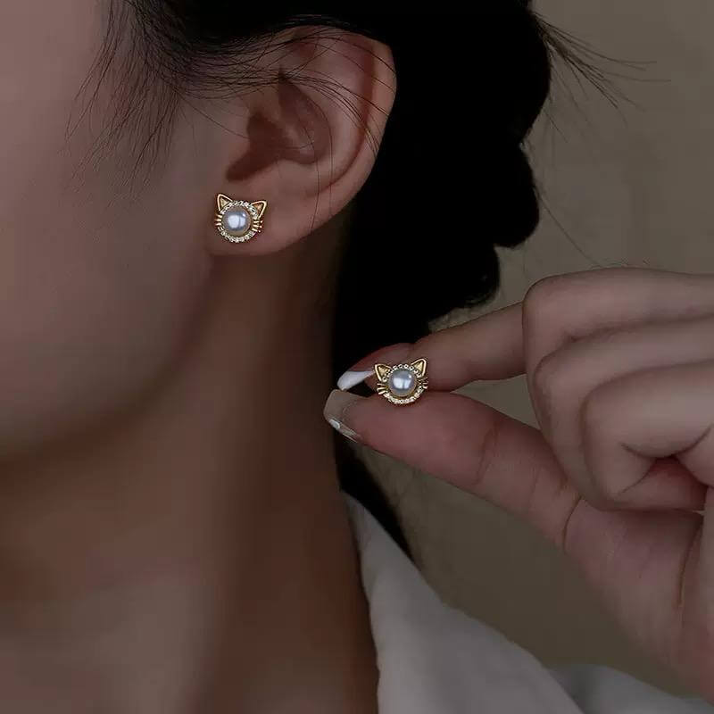 Aretes Mujer Perla Gatuna-1