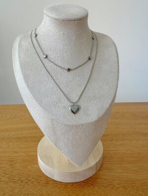 Collar Acero Corazon Fiel