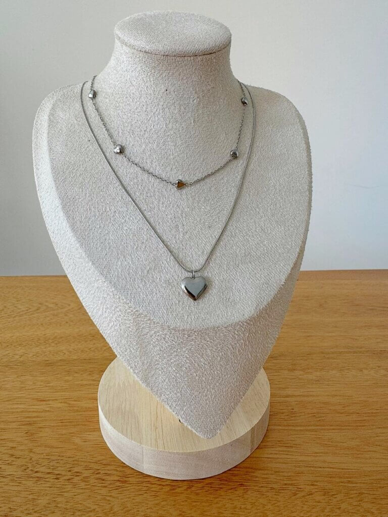 Collar Acero Corazon Fiel
