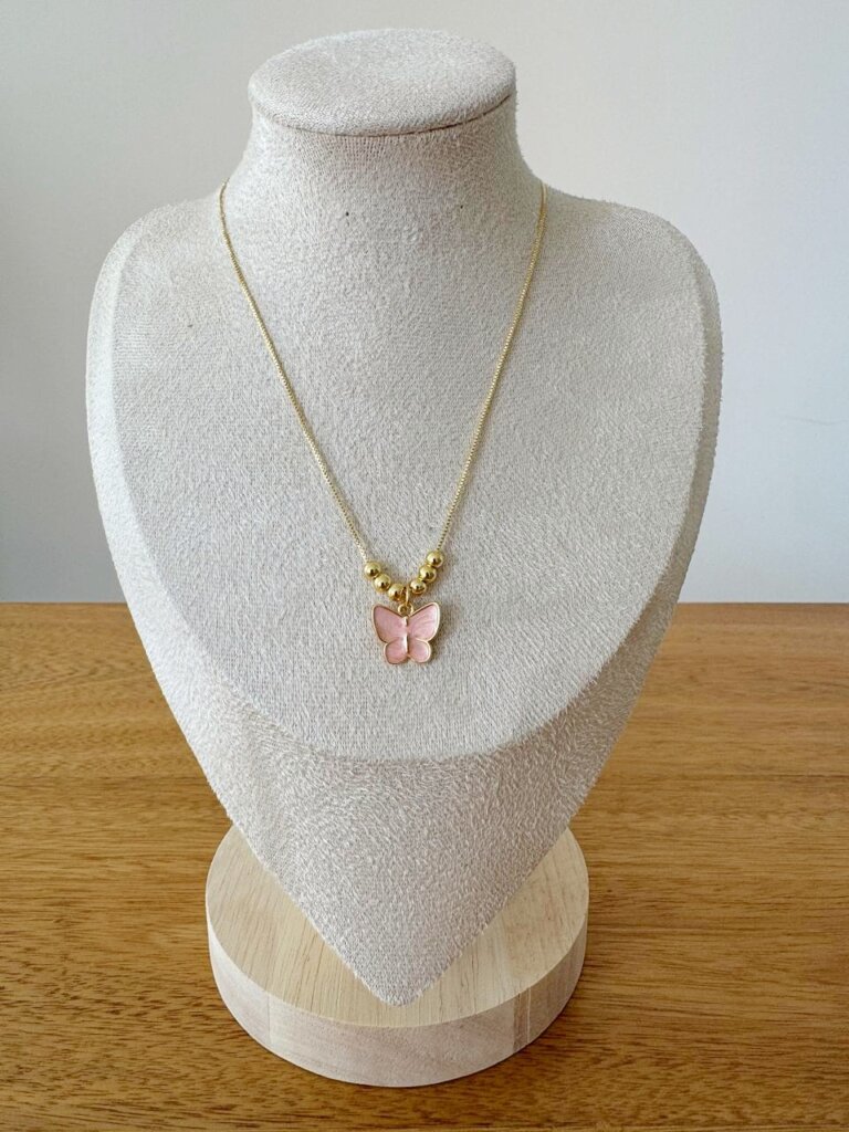 Collar Mujer Vuelo Rosa-1