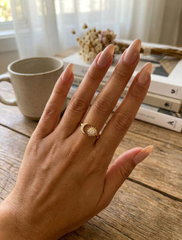 Anillo Mujer Sol y-Luna