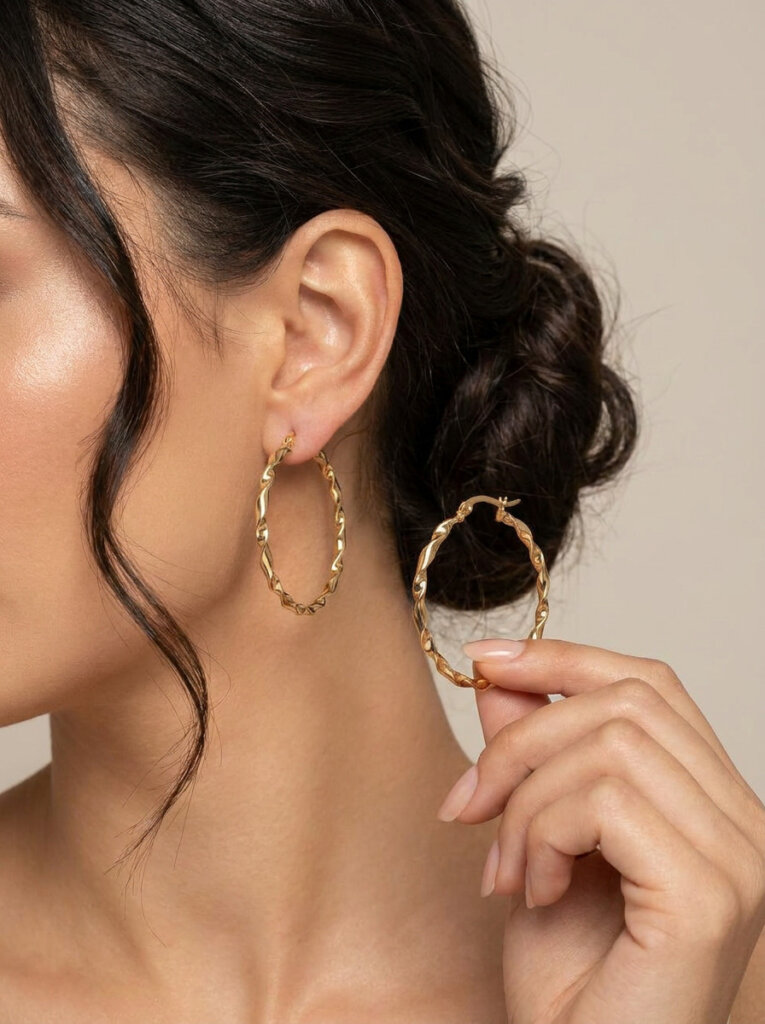 aretes-acero-dorado-vibrante-1