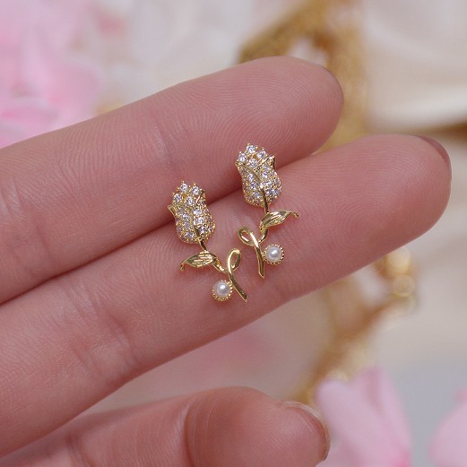 aretes-mujer-capullo-dorado