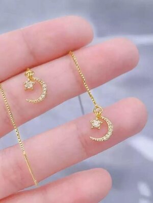 Aretes Mujer Llama Lunar