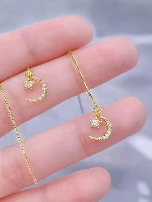 Aretes Mujer Llama Lunar