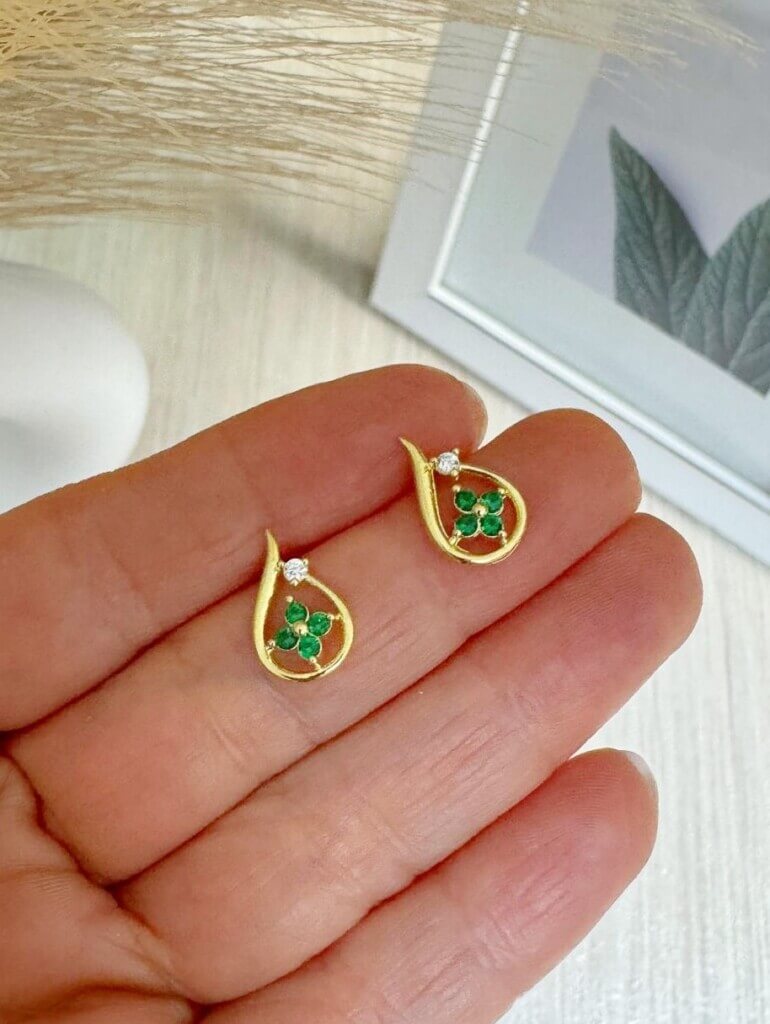 aretes-mujer-verde-botanico-1