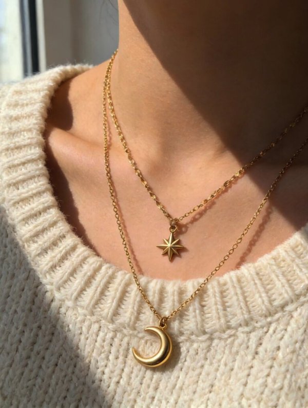Collar Acero Alma Luna