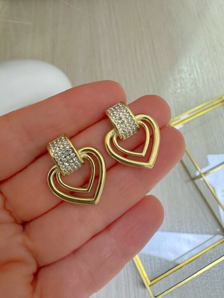Aretes Acero Corazon Amado-1