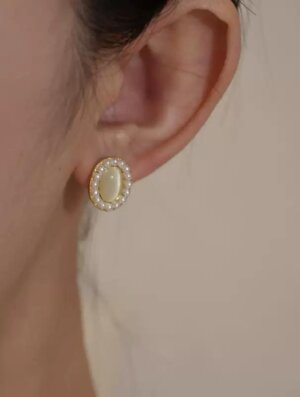 Aretes Mujer Luz Perlada