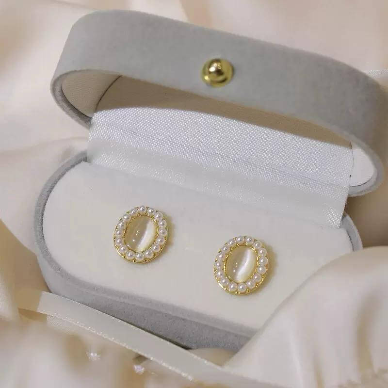 Aretes Mujer Luz Perlada