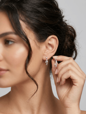Aretes Mujer Plata Vibrante