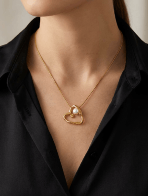 Collar Acero Flora Enamorada