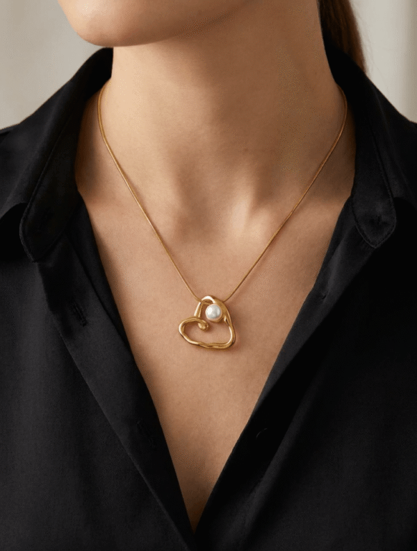 Collar Acero Flora Enamorada