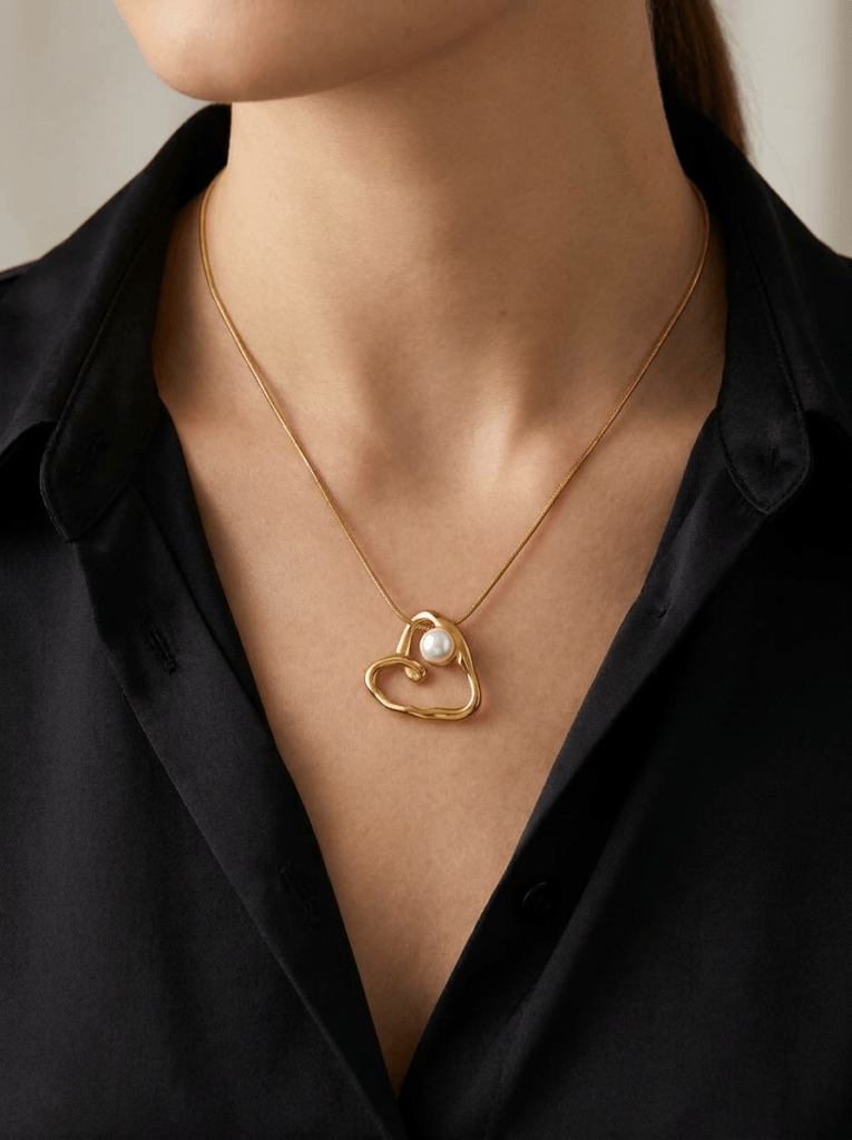 Collar Acero Flora Enamorada