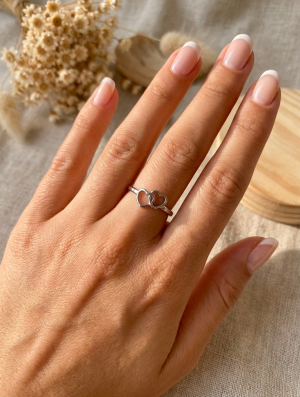 Anillo Acero Eterno Amor