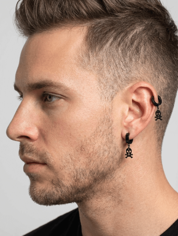 Aretes Clip Acero Catrina