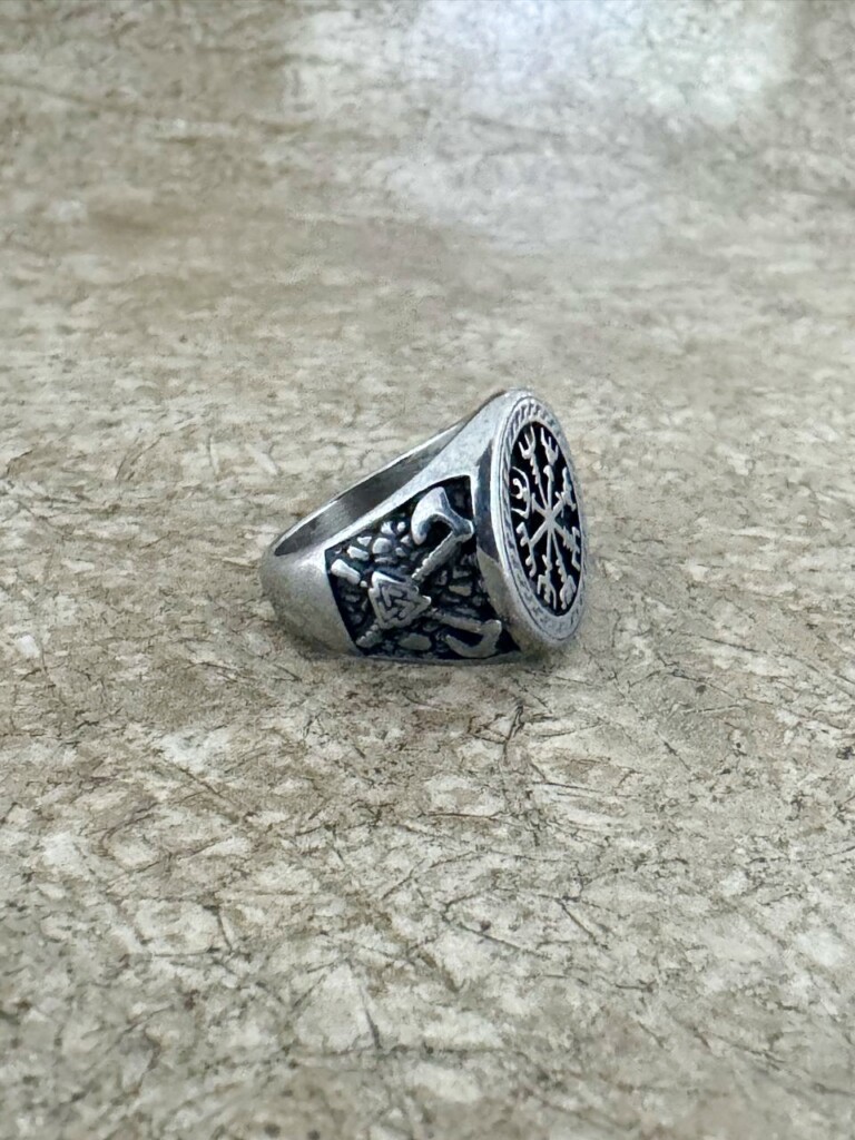 Anillo Acero Punto Cardinal-2