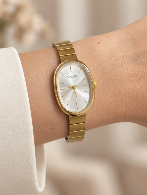 Reloj Mujer Ejecutivo Dorado