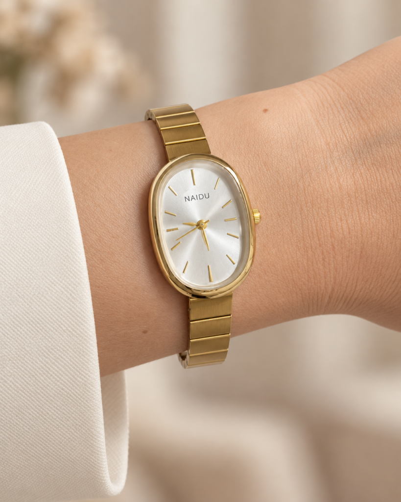 Reloj Mujer Ejecutivo Dorado