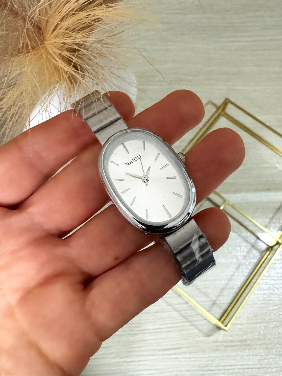 Reloj Mujer Ejecutivo Plateado-1