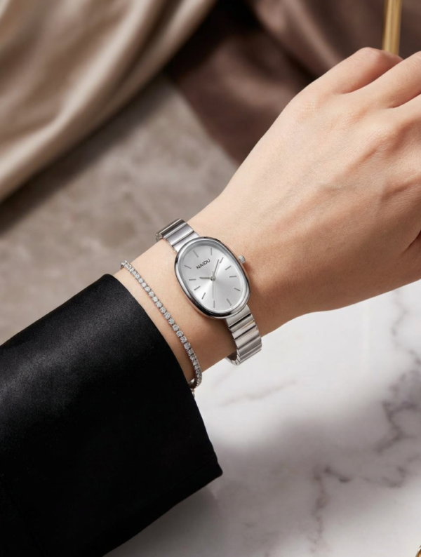 Reloj Mujer Ejecutivo Plateado