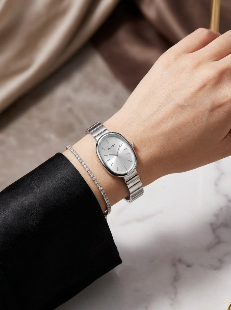 Reloj Mujer Ejecutivo Plateado