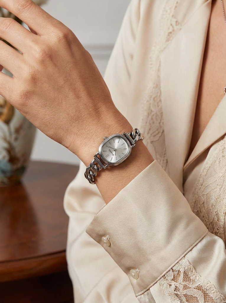 Reloj Mujer Sutil Plateado-1