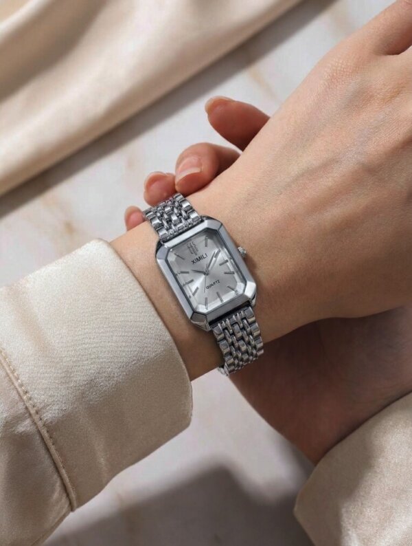 Reloj Mujer Urbano Plateado